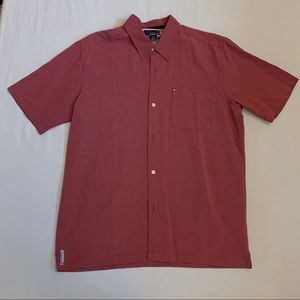 vintage red quiksilver shirt